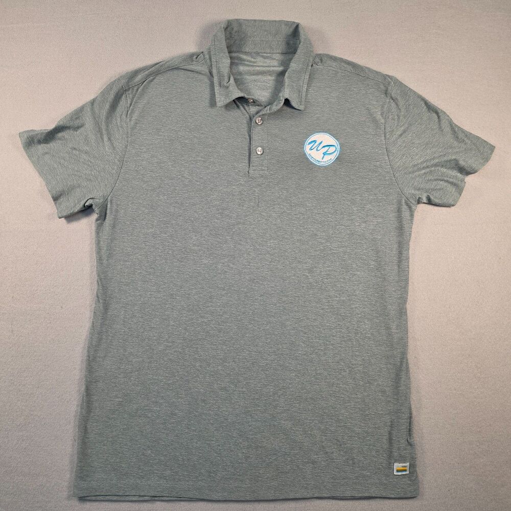 Vuori Strato Tech Polo – Size M – Gray - 0115